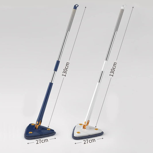 360° Rotating Adjustable Mop with Self-Wringing System - Microfiber Floor Cleaner