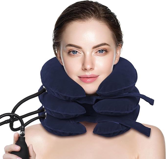 Neck Stretcher for Pain Relief - Adjustable Neck Support Pillow