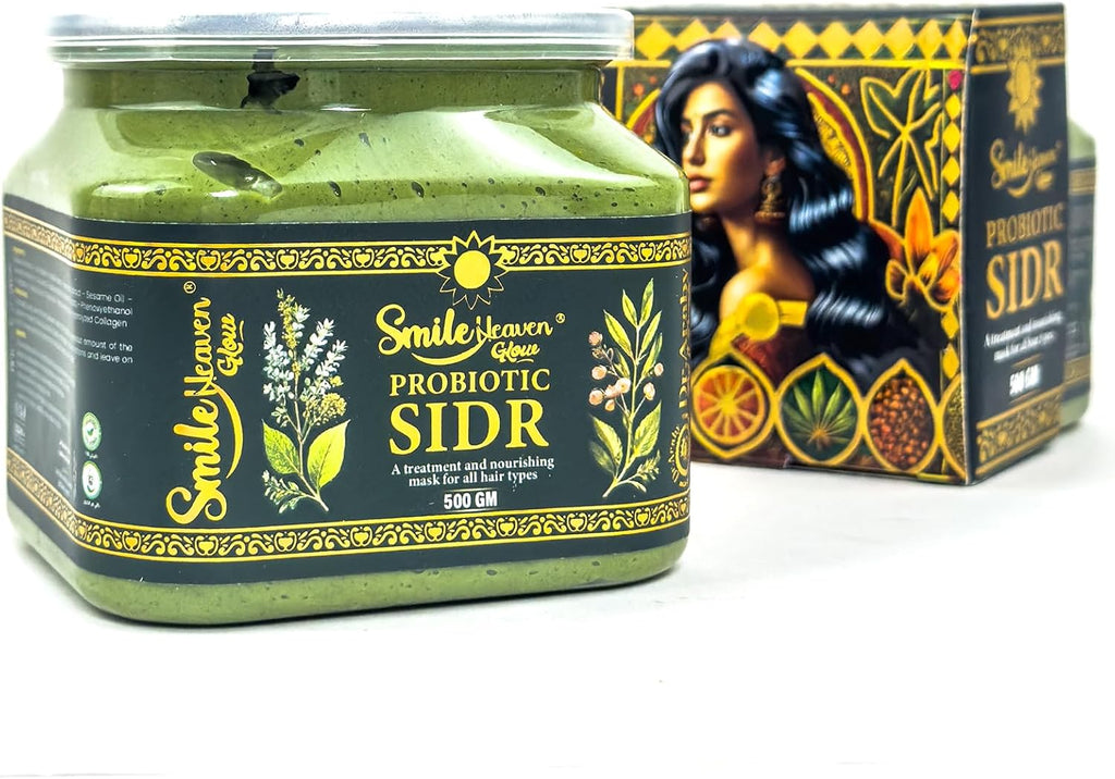 Smile Heaven Probiotic Sidr Hair Mask 500g jar