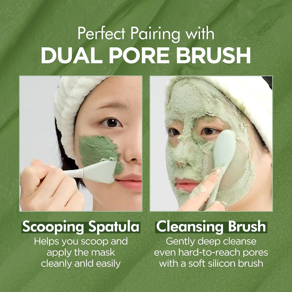 P.CALM Holy Basil Bubble Deep Mask - Korean Clay-to-Bubble Pore Cleansing Treatment (90g)