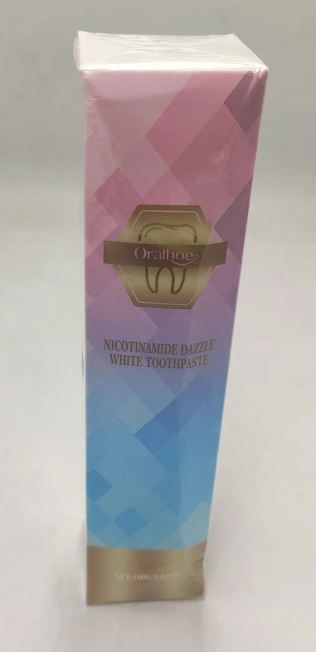 Oralhoe Nicotinamide Dazzle White Toothpaste – 100g