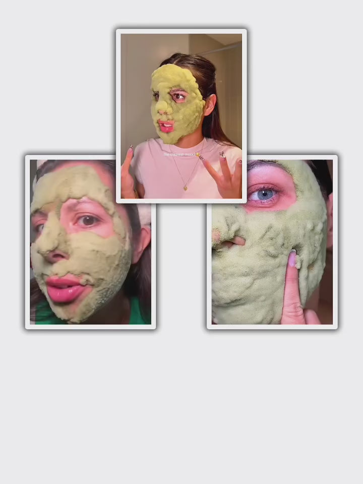 P.CALM Holy Basil Bubble Deep Mask - Korean Clay-to-Bubble Pore Cleansing Treatment (90g)