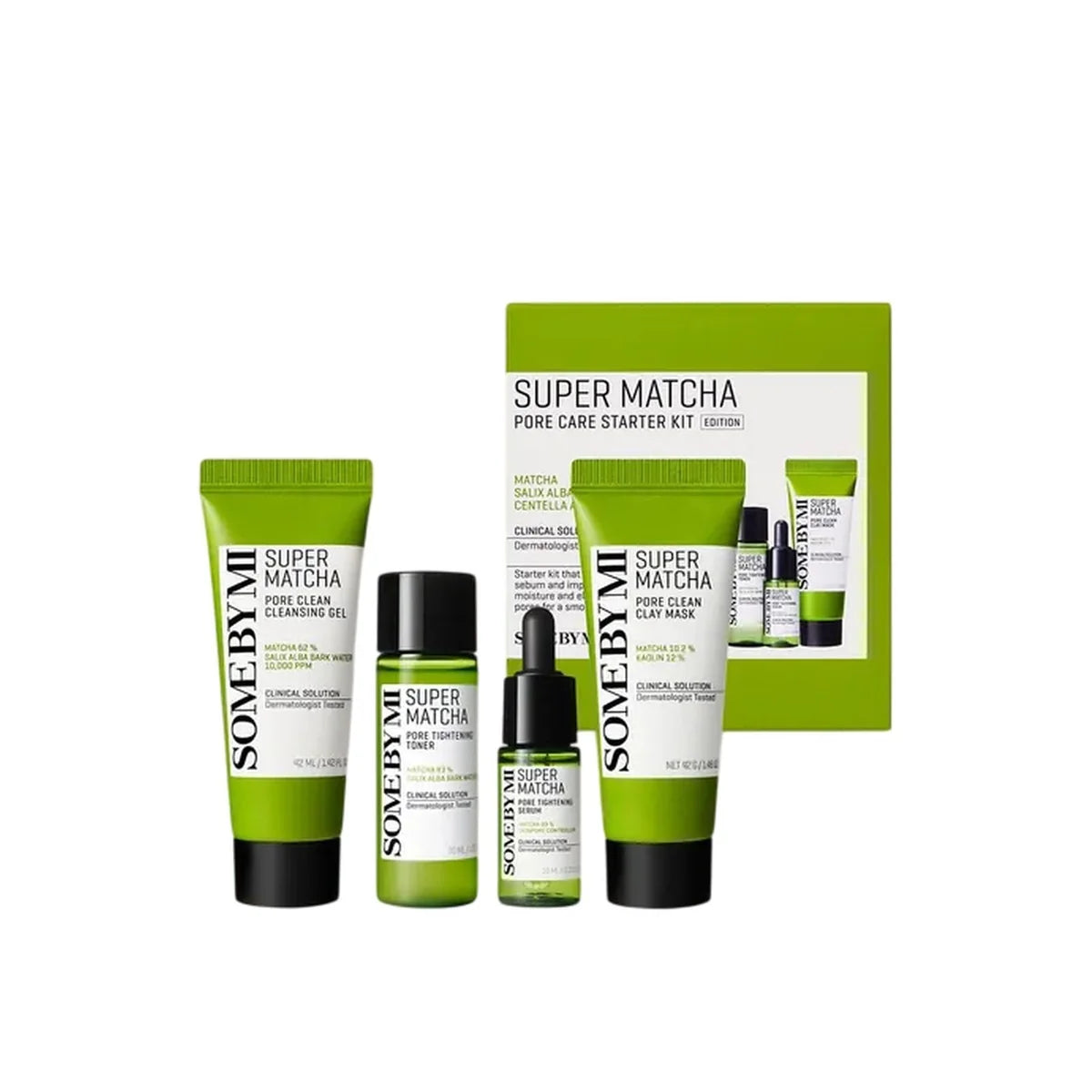 SOMEBYMI SUPER MATCHA PORE CARE STARTER KIT